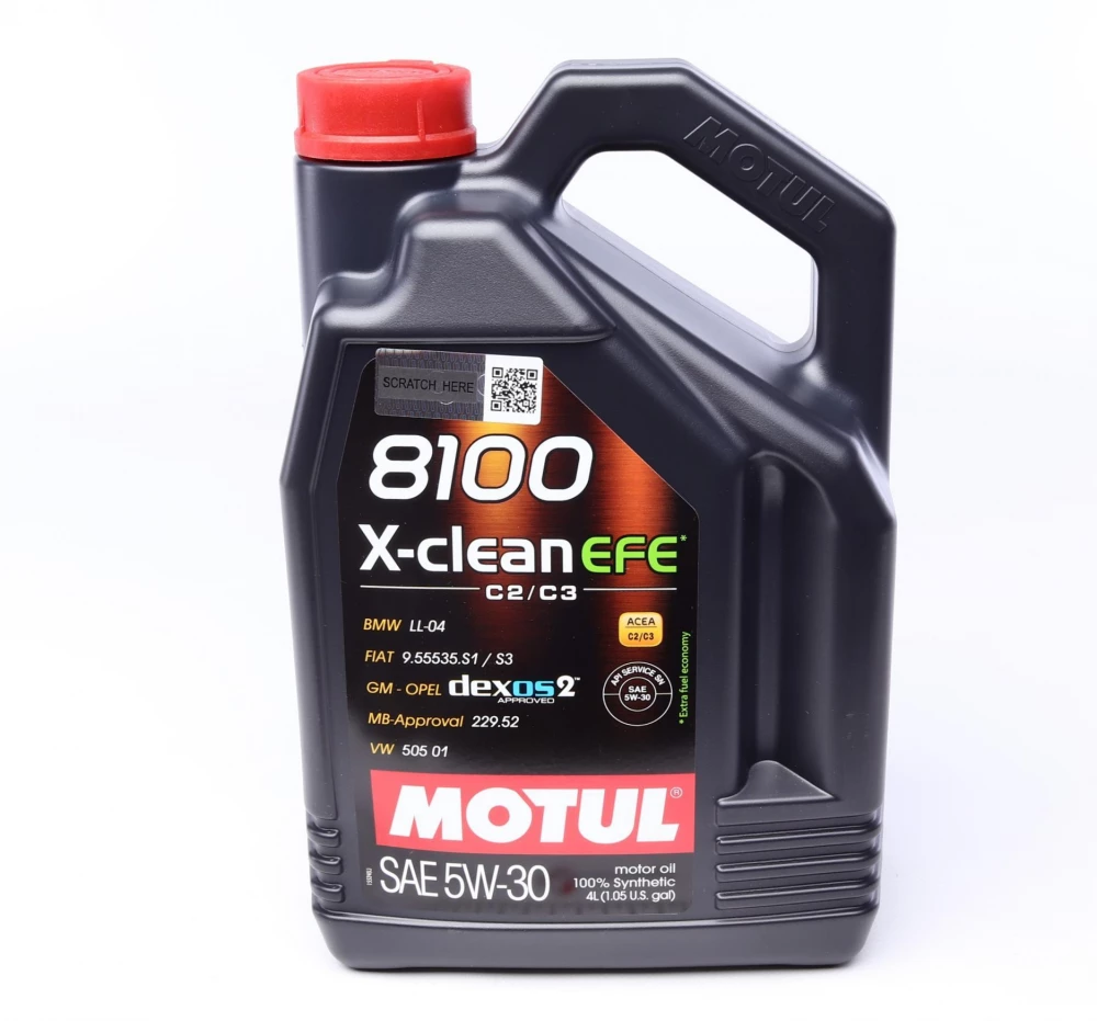Олива моторна Motul 8100 X-Clean EFE 5W-30, 4л.